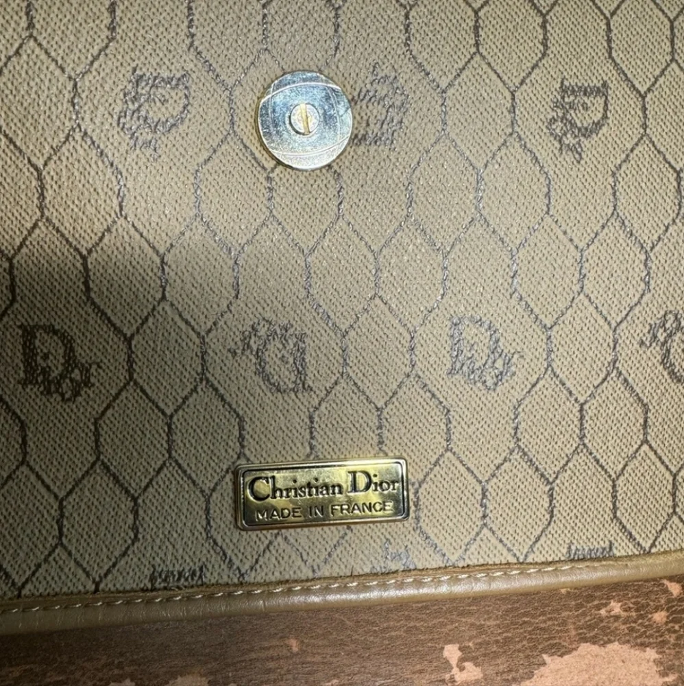 Christian Dior Vintage Honeycomb Crossbody Bag